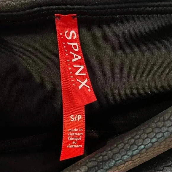 SPANX Black Snake Print Leggings - Picture 3 of 9